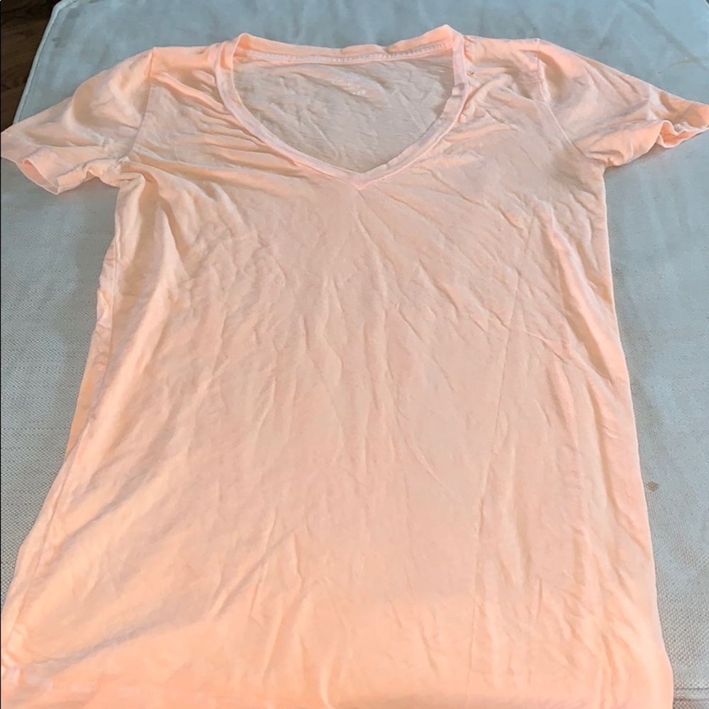 Orange V Neck
